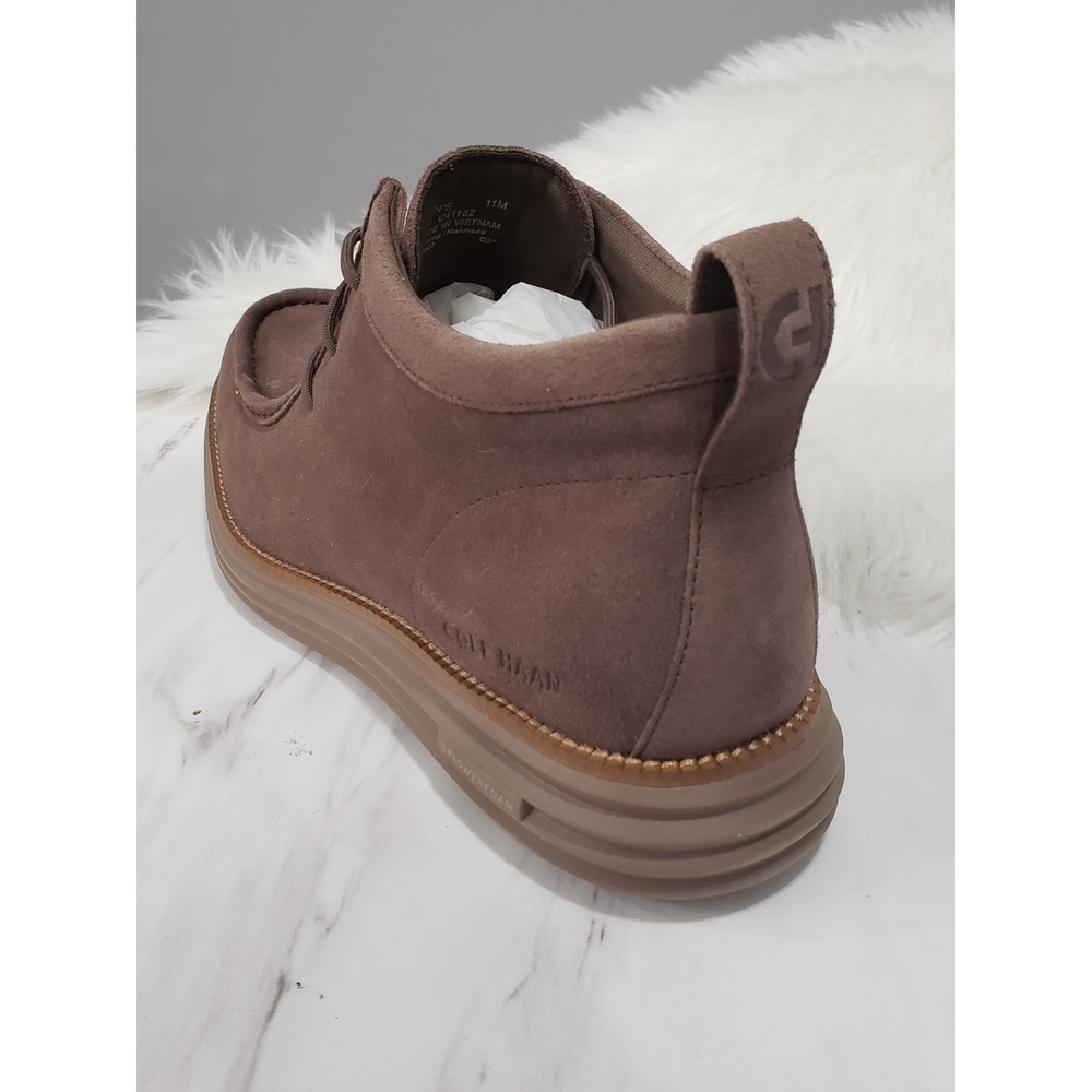NEW NO BOX SZ 11‎ OG MOC TOE CHUKKA BOOTS C41182 MENS NATURAL TAN COLE HAAN - Picture 3 of 8